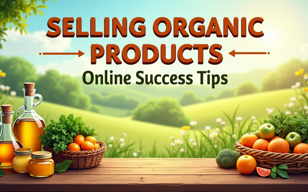 Selling organic products online